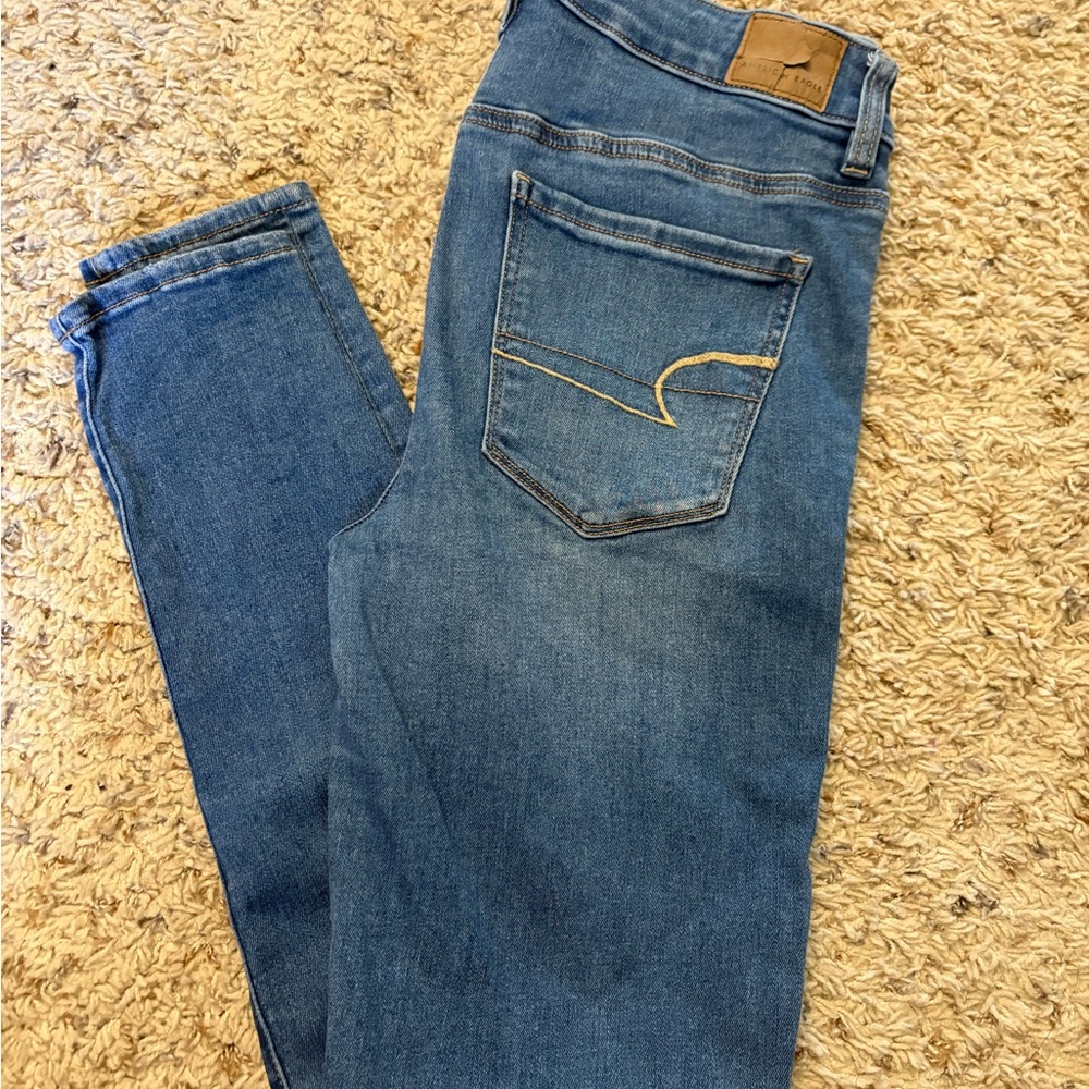 AE next level stretch skinny jeans